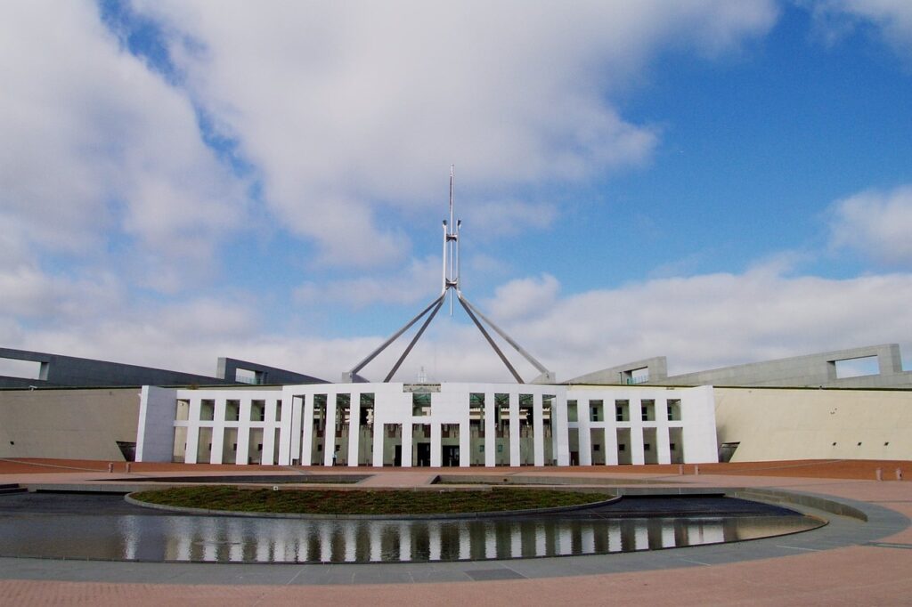 parliament house, canberra, australia